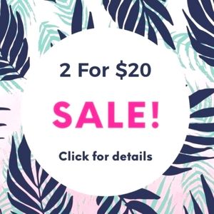 2 for $20, bundle and send offer!